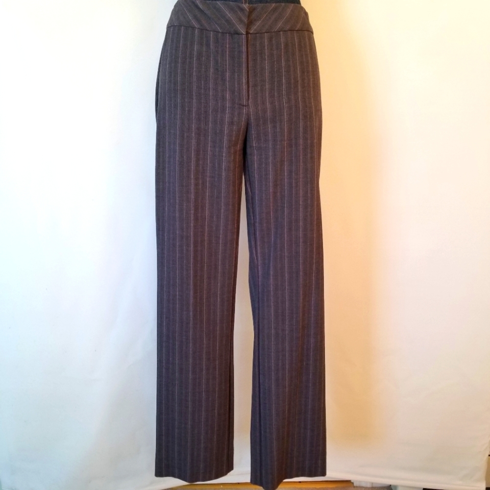 #1062 NWOT Axcess Liz Claiborne Co Grey Pink Pants